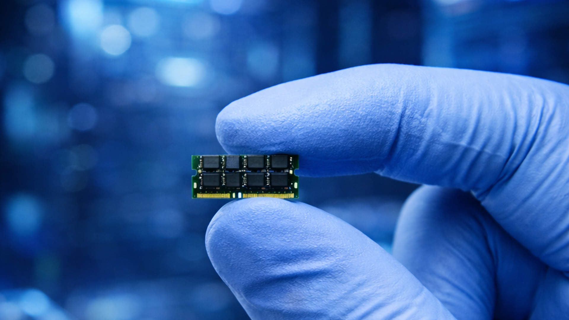 A glowing neural network constrained by silicon memory architecture